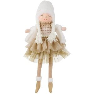 Wayland Square Snow Girl Sitter Decor Doll 18.5” - NWT
